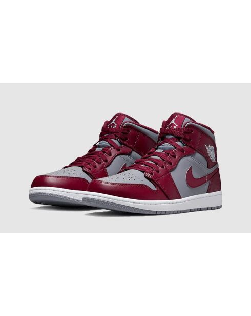 Air Jordan 1 Mid kirschrote Sneakers
