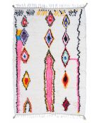 Mehrfarbiger Berberteppich - 260x142cm