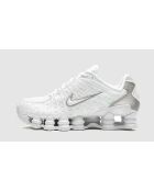 Sneakers Shox TL bianche e argentate
