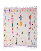 Mehrfarbiger Berberteppich - 230x220cm