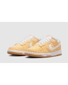 Gelbe Gingham-Turnschuhe von Dunk Low