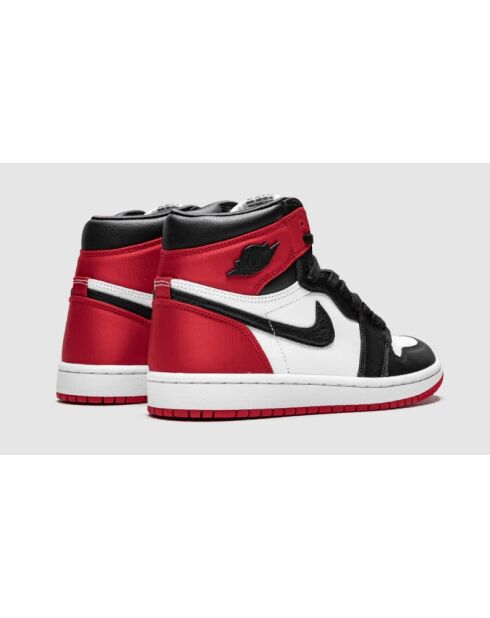 Sneakers Air Jordan 1 Retro con punta alta in raso nero