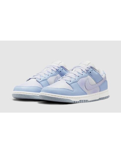 Dunk Low witblauwe Airbrush-sneakers
