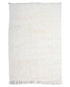 Tapis Béni Ouarain collection intemporel noir et blanc - 348x245