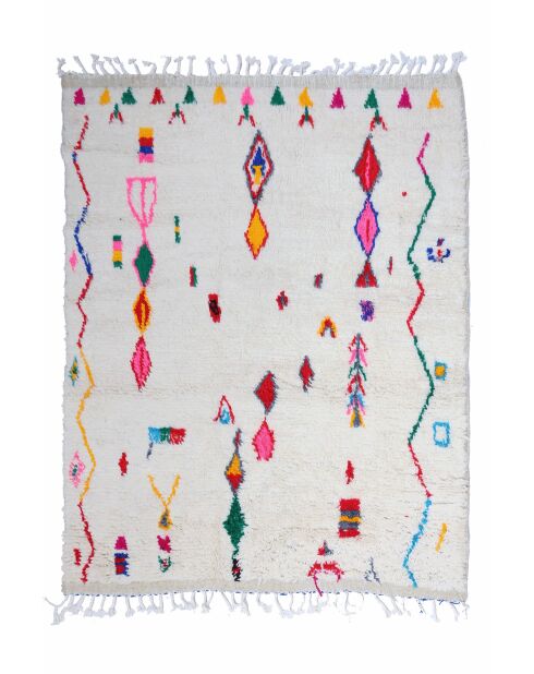 Mehrfarbiger Berberteppich - 245x206cm