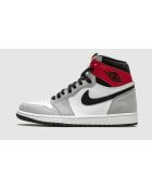 Air Jordan 1 Retro-Sneaker in Grau, Weiß und Schwarz