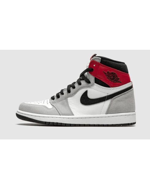 Air Jordan 1 Retro-Sneaker in Grau, Weiß und Schwarz