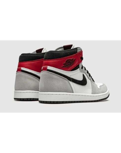 Air Jordan 1 Retro-Sneaker in Grau, Weiß und Schwarz