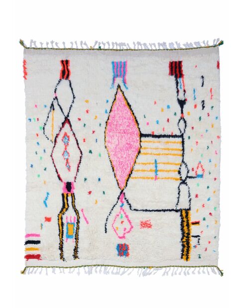 Tappeto berbero multicolore - 215x197cm