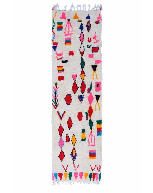 Tappeto da corridoio berbero colorato - 285x80 cm