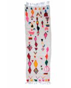 Tappeto da corridoio berbero colorato - 254x78 cm