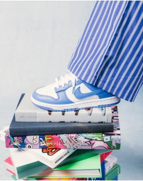 Zapatillas Dunk Low UNC azul claro y blanco