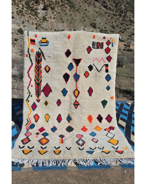 Mehrfarbiger Berberteppich - 256x170cm