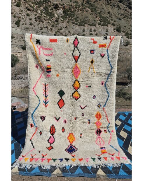 Alfombra bereber multicolor - 230x145cm