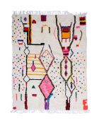 Mehrfarbiger Berberteppich - 248x204cm