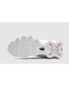 Sneakers Shox TL bianche e argentate