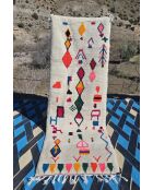 Alfombra bereber multicolor - 258x90cm