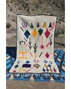 Mehrfarbiger Berberteppich - 260x152cm