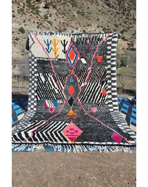 Mehrfarbiger Berberteppich - 310x200cm