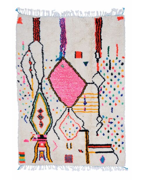 Alfombra bereber multicolor - 250x182cm