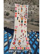 Alfombra bereber multicolor - 318x82cm