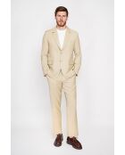 Giacca Godefroi in misto lino cammello