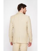 Giacca Godefroi in misto lino cammello