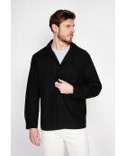 Schwarze Jacke aus Leinenmischung von Gervase