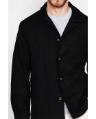Schwarze Jacke aus Leinenmischung von Gervase