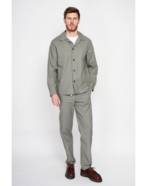 Giacca Gervase in misto lino khaki