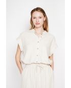 Tunica Christiane in misto lino beige