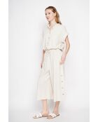 Tunica Christiane in misto lino beige