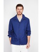 Jacke Gervase aus marineblau aus Leinenmischung