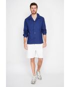 Jacke Gervase aus marineblau aus Leinenmischung