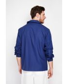 Jacke Gervase aus marineblau aus Leinenmischung