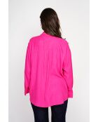 Christiane Fushia langes Leinenhemd in Übergröße