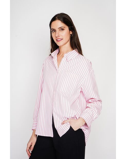 Jeannine Rosée Langes Oversize-Hemd aus Leinenmischung