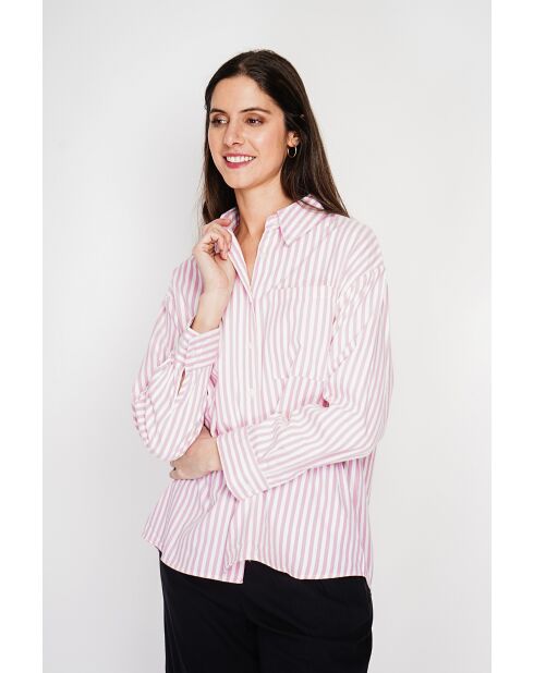 Jeannine Rosée Langes Oversize-Hemd aus Leinenmischung