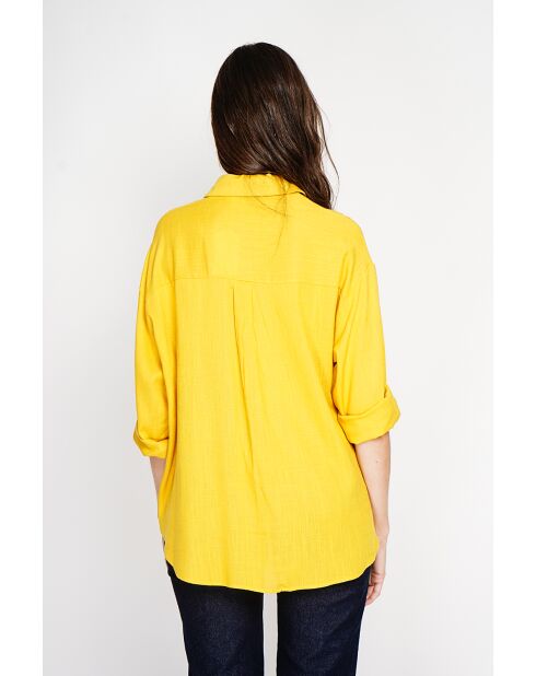 Christiane Curry Langhemd aus Leinen in Übergröße