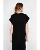 Tunique en lin mélangé Christiane noire