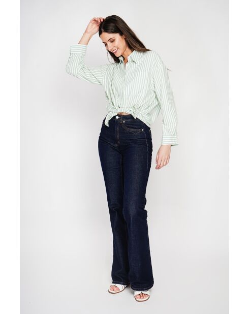Jeannine Jade Langes Oversize-Hemd aus Leinenmischung