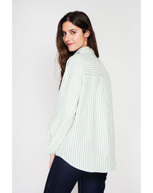 Jeannine Jade Langes Oversize-Hemd aus Leinenmischung