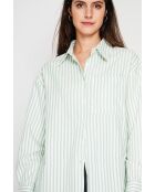 Jeannine Jade Langes Oversize-Hemd aus Leinenmischung