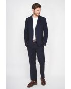 Godefroi marineblaue Jacke aus Leinenmischung