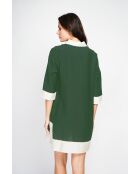 Bernadette North Sea tweekleurige linnen hemdjurk