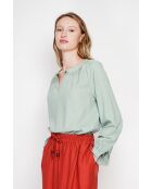 Tunesische linnen blouse van Suzette jade
