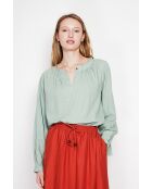 Tunesische linnen blouse van Suzette jade