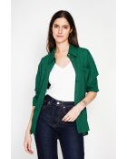 Christiane Langhemd North Sea aus Leinen in Übergröße