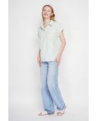 Claire Jadehemd aus Leinenmischung