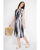 Lucette zwarte hemdjurk van linnenmix